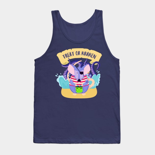 Pirate Rat Tank Top by GiveMeThatPencil